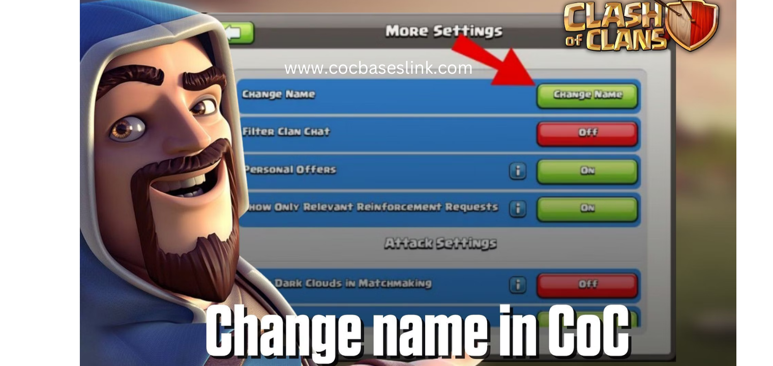 1 ⚡ How To Change Name Of Clash Of Clans 2024 ⚡